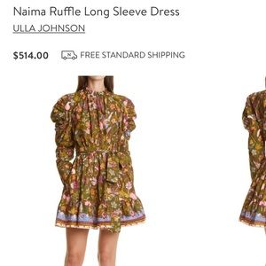 Ulla Johnson Naima long sleeve dress